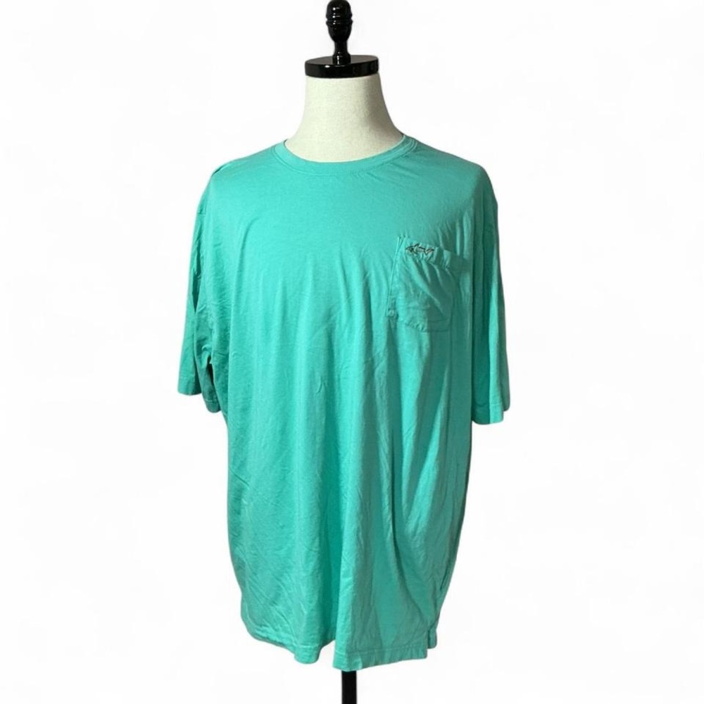 Greg Norman Mens Pocket T-Shirt Shark Graphic Short Sleeve‎ Tee Top